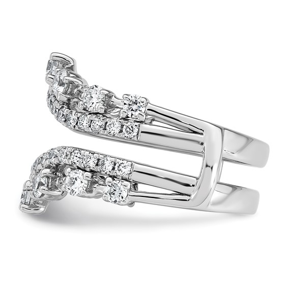 14kw 1 1/4ct Lab Grown Dia  VS+ F+ Complete Ring Guard