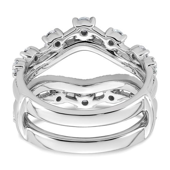 14kw 1 1/4ct Lab Grown Dia  VS+ F+ Complete Ring Guard