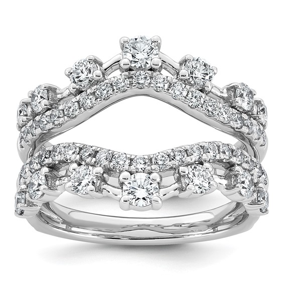 14kw 1 1/4ct Lab Grown Dia  VS+ F+ Complete Ring Guard