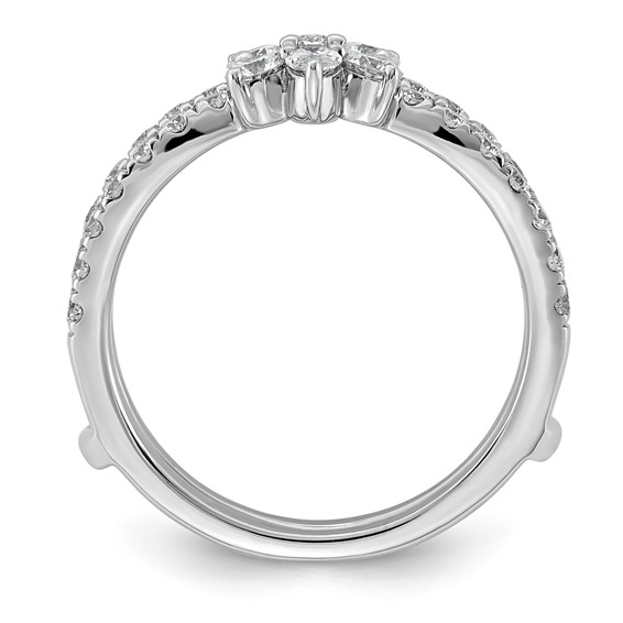 14kw 1ct Lab Grown Dia  VS+ F+ Complete Ring Guard