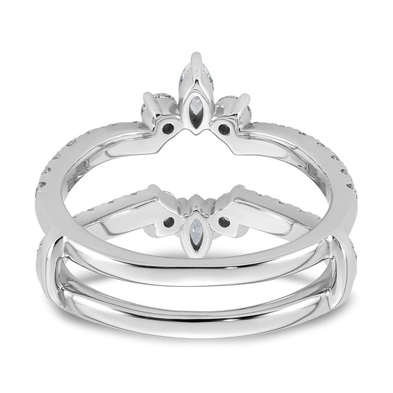 14kw 1ct Lab Grown Dia  VS+ F+ Complete Ring Guard