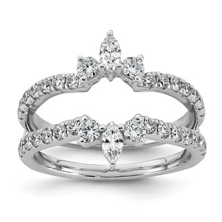 14kw 1ct Lab Grown Dia  VS+ F+ Complete Ring Guard