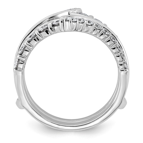 14kw 1ct Lab Grown Dia  VS+ F+ Complete Ring Guard