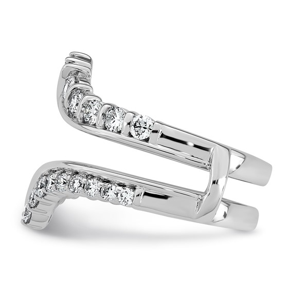 14kw 1ct Lab Grown Dia  VS+ F+ Complete Ring Guard