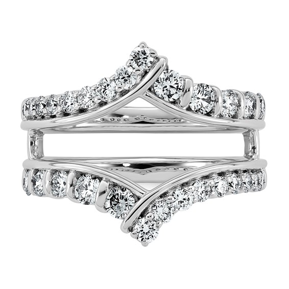 14kw 1ct Lab Grown Dia  VS+ F+ Complete Ring Guard