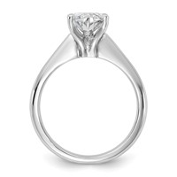 14K White Gold 2 Carat Certified Lab Grown Diamond VS+ F+ Marquise 8X Complete Solitaire Ring view 2