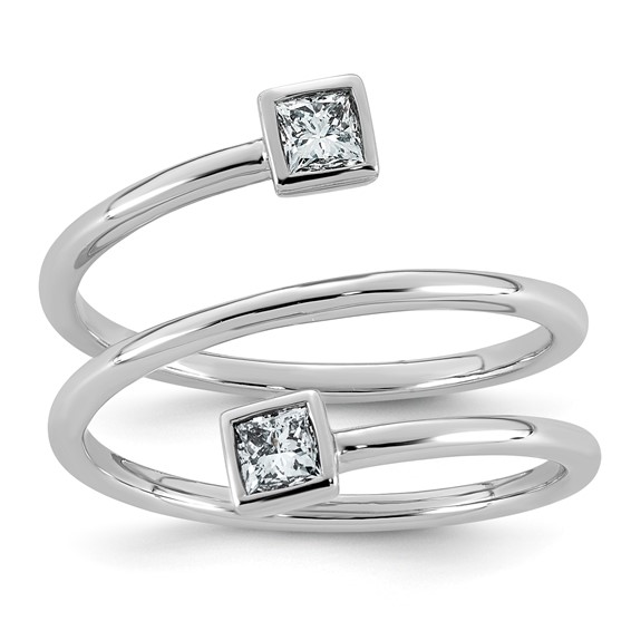 14kw 1/3ct Lab Grown Dia VS+ F+ Comp Fashion Ring