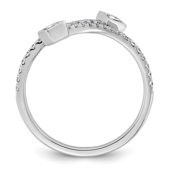14kw 3/8ct Lab Grown Dia VS+ F+ Comp Fashion Ring