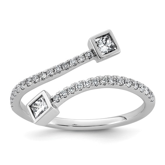 14kw 3/8ct Lab Grown Dia VS+ F+ Comp Fashion Ring