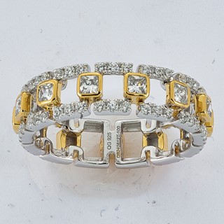 14ktt 3/4ct Lab Grown Dia VS+ F+ Comp Eternity Band
