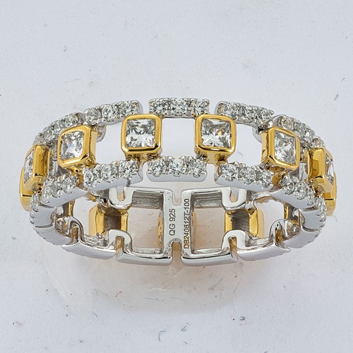 14ktt 0.75ct Lab Grown Dia VS+ F+ Comp Eternity Band