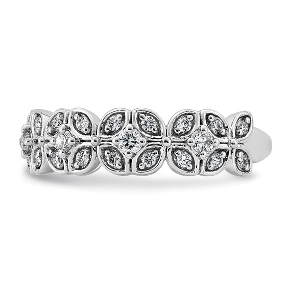 14kw 1/2ct Lab Grown Dia VS+ F+ Comp Fashion Ring