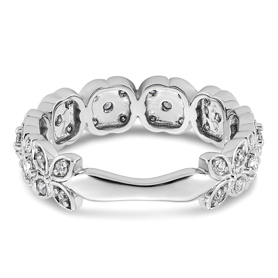 14kw 1/2ct Lab Grown Dia VS+ F+ Comp Fashion Ring