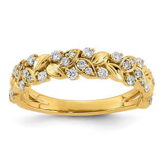14k 3/8ct Lab Grown Dia VS+ F+ Comp Fashion Ring