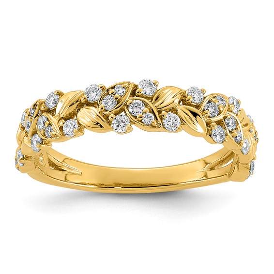14k 3/8ct Lab Grown Dia VS+ F+ Comp Fashion Ring