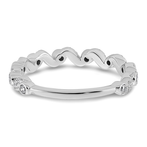 14kw 1/3ct Lab Grown Dia VS+ F+ Comp Wedding Band