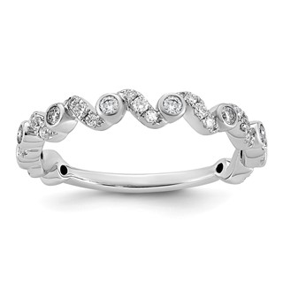 14kw 1/3ct Lab Grown Dia VS+ F+ Comp Wedding Band