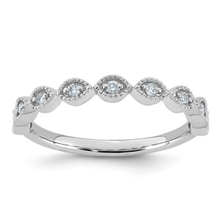 14kw 1/8ct Lab Grown Diamond VS+ F+ Complete Wedding Band