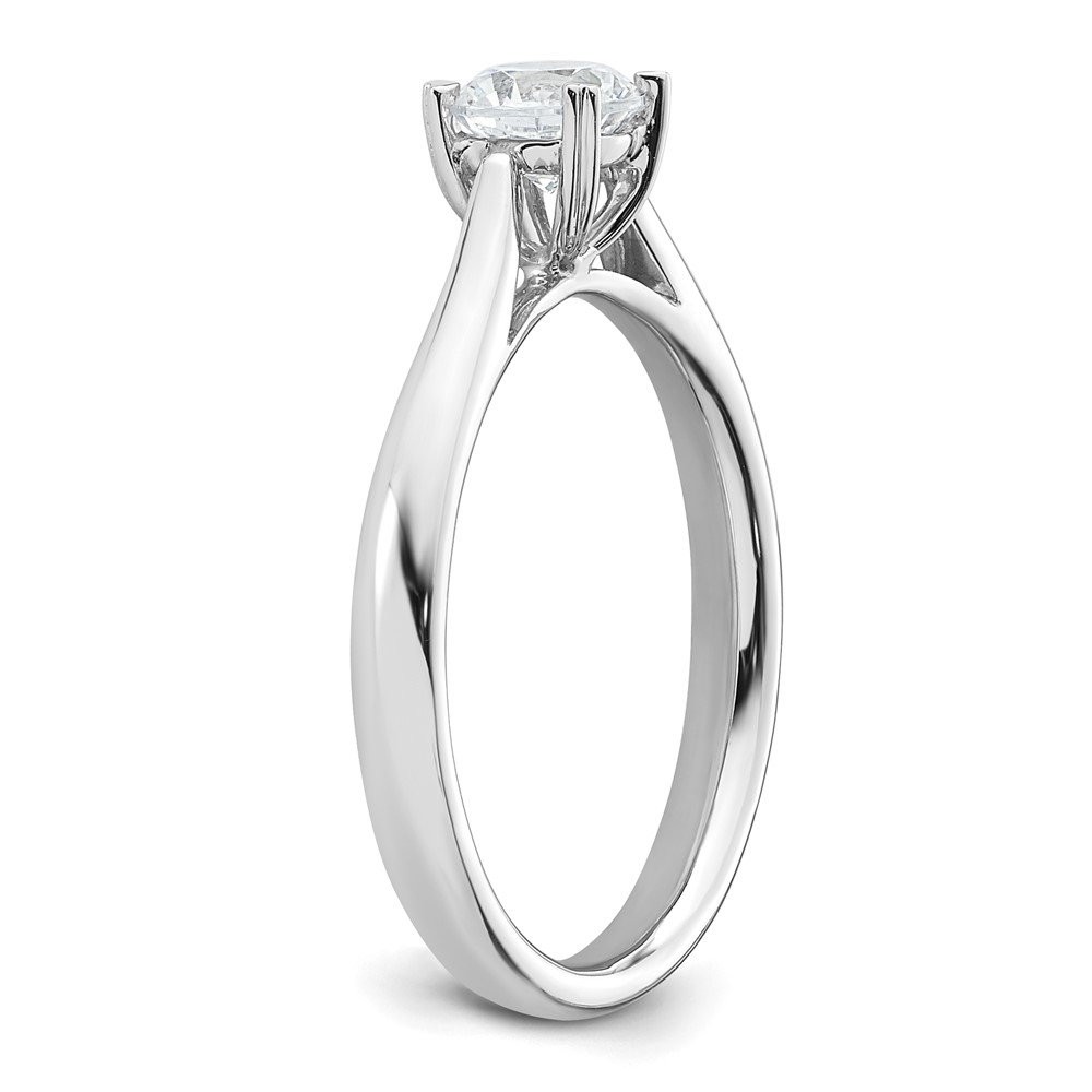 True Origin 14k White Gold 1/2 carat Lab Grown Diamond VS/SI+ G+ Round Solitaire Engagement Ring (RM1930E-050-WLG)