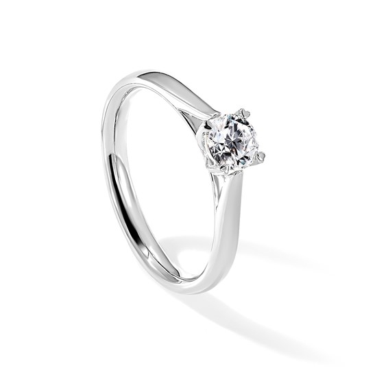 True Origin Lab Grown Diamond Solitaire Engagement Rings