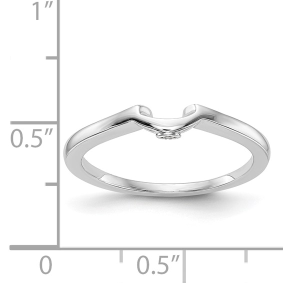 14k White Gold Diamond Wedding Band