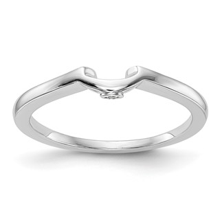 14k White Gold Diamond Wedding Band
