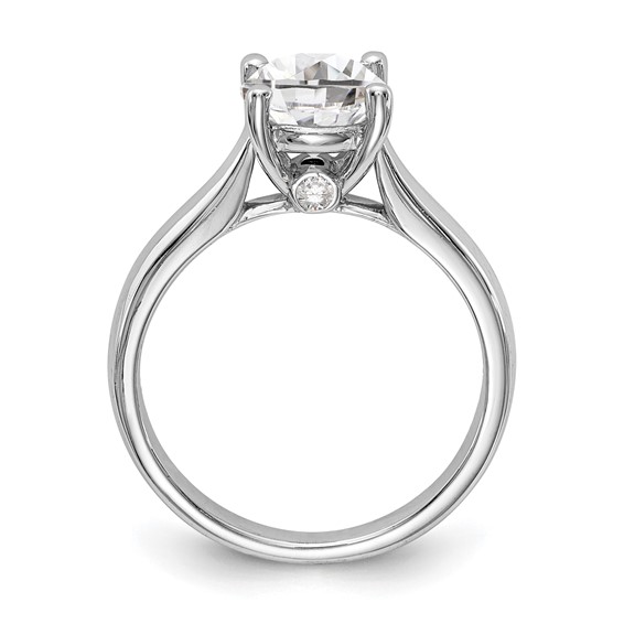 14K White Gold Engagement Ring Mounting