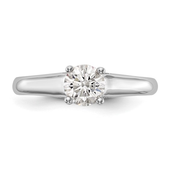 14kw Round Solitaire Engagement Ring Mounting