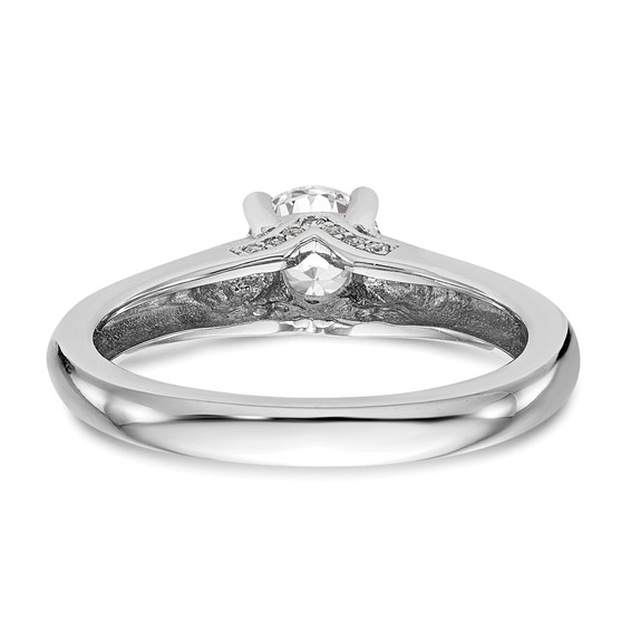 Diamond Solitaire Semi-Mount Engagement Rings