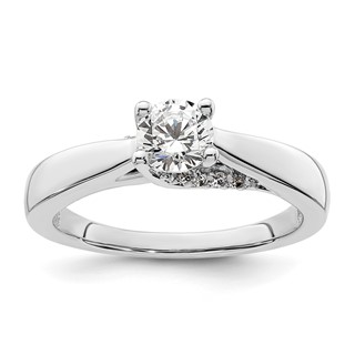 Diamond Solitaire Semi-Mount Engagement Rings