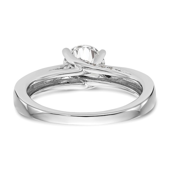 14kw Round Solitaire Engagement Ring Mounting