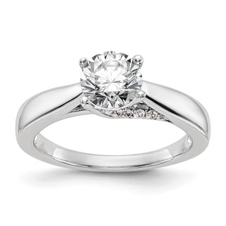 14kw Round Solitaire Engagement Ring Mounting