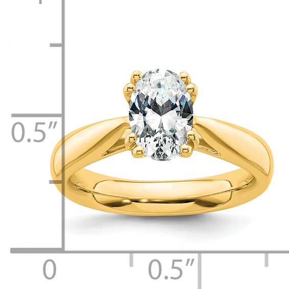 Moissanite Solitaire Engagement Rings
