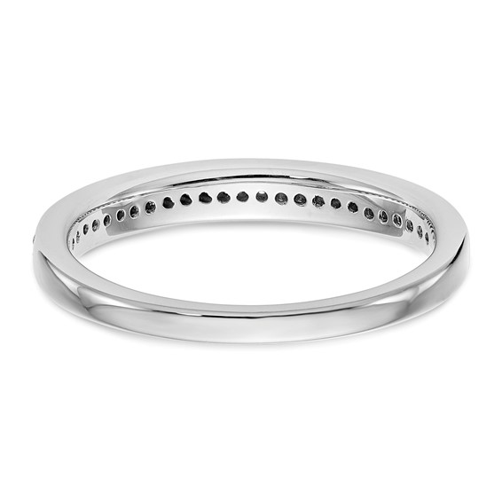14k White Gold Wedding Band Mounting