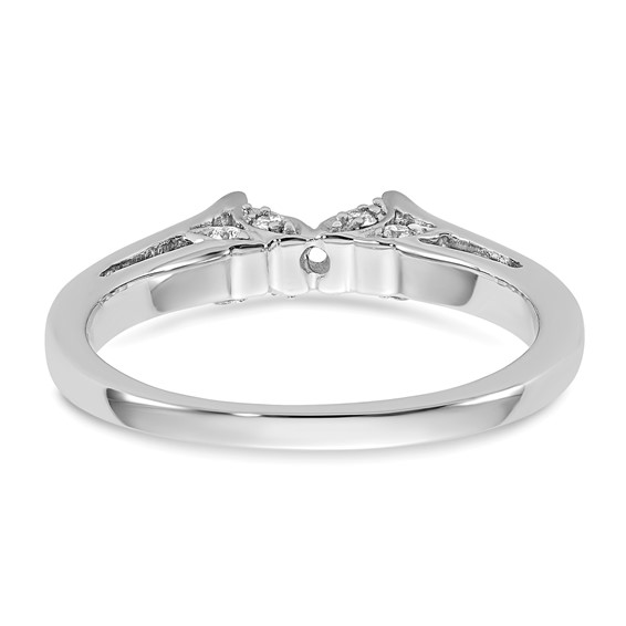 Peg Set Diamond Semi-mount Engagement Rings