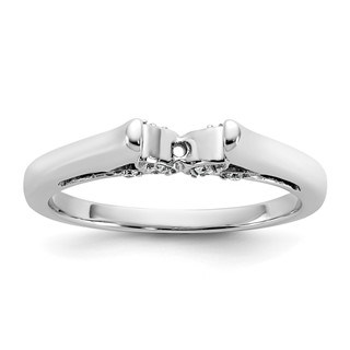 Peg Set Diamond Semi-mount Engagement Rings