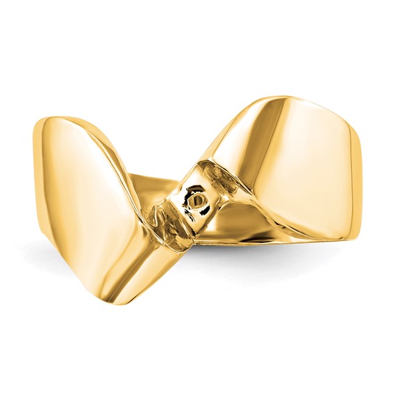 14k Yellow Gold Peg Set Solitaire Engagement Ring Mounting