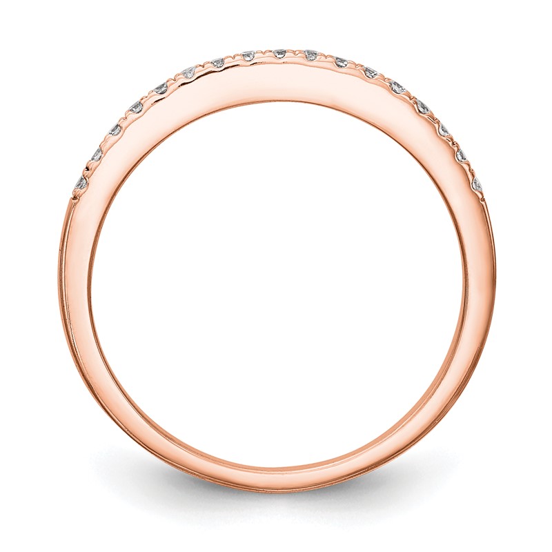 14K Rose Gold Lab Grown Diamond VS/SI+ G+ Wedding Band