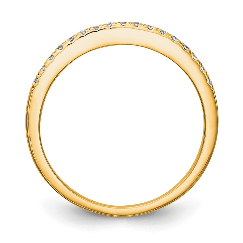 14k 1/4 carat Lab Grown Diamond VS/SI+ G+ Complete Wedding Band