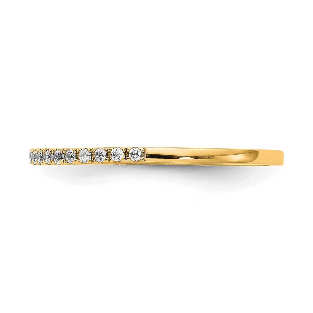 14k 1/4 carat Lab Grown Diamond VS/SI+ G+ Complete Wedding Band (RM2042B-024-7YLG)