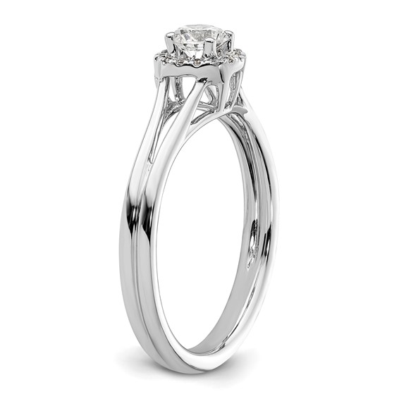 Halo Diamond Semi-mount Engagement Rings