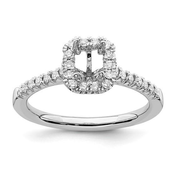 True Origin Lab Grown Emerald-Cut Diamond Halo Engagement Rings