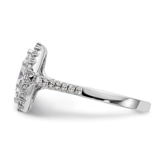 14kw 1.5ct.  Marquise Diamond Ring Mounting