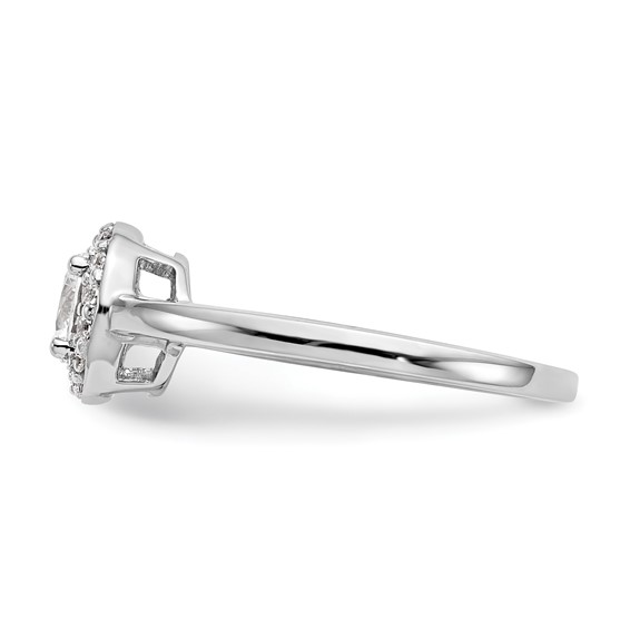 Diamond Halo Semi-Mount Engagement Rings