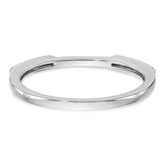 14k White Gold Set of 2 Wedding Band Mountings