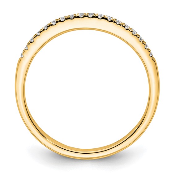 14k Diamond Wedding Band