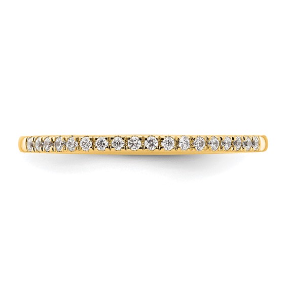 14k Diamond Wedding Band