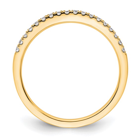 14k Diamond Wedding Band