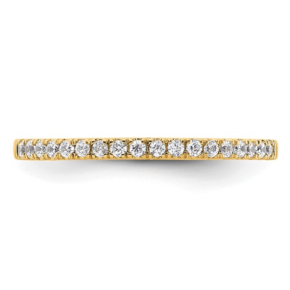 14k Diamond Wedding Band