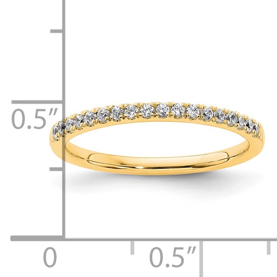 14k Diamond Wedding Band